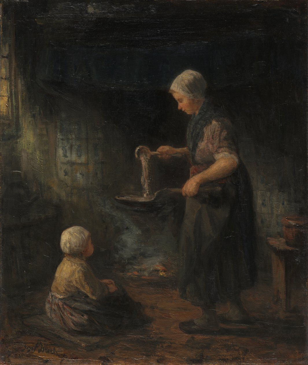 Die Pfannkuchen von Jozef Israëls