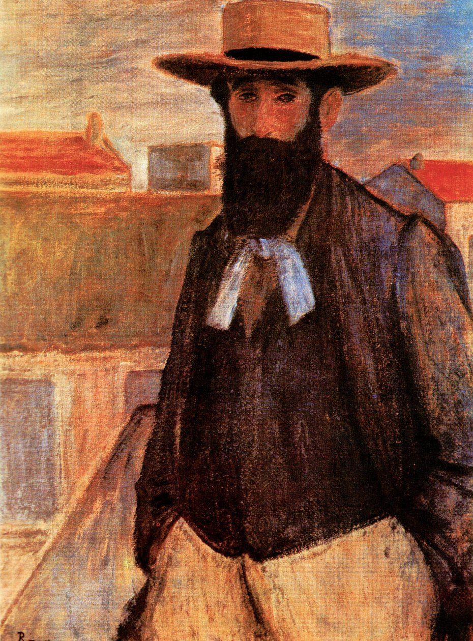 Porträt von Aristide Maillol von József Rippl Rónai