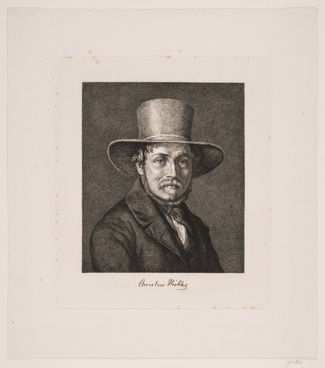 Christen Købke von Jørgen Roed