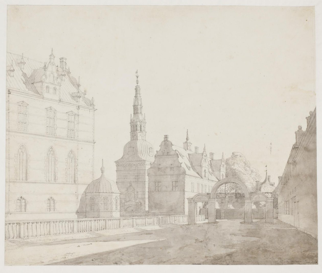 Karussellhof am Schloss Frederiksborg von Jørgen Roed