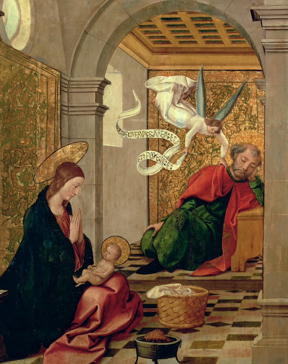 Der Traum des Heiligen Josef, ca. 1535 von Juan de Borgoña