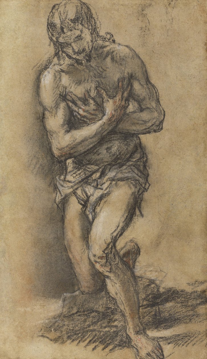 Christus getauft von Juan Carreño de Miranda