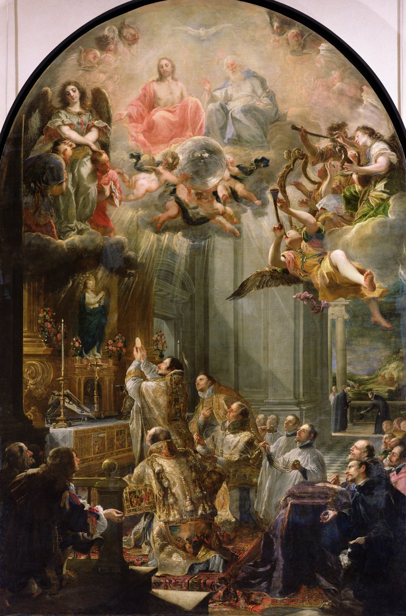 Messe für den Orden der Trinitarier, 1666 von Juan Carreño de Miranda
