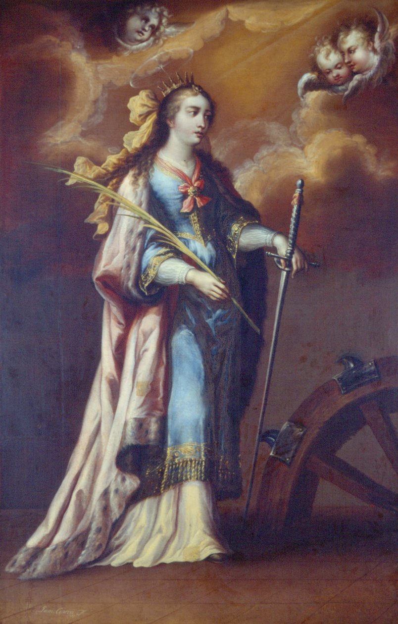 Heilige Katharina von Alexandria von Juan Correa de Vivar