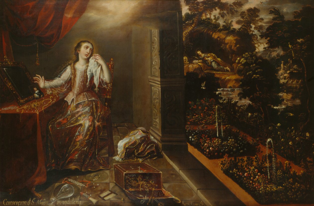 Die Bekehrung der Heiligen Maria Magdalena von Juan Correa de Vivar