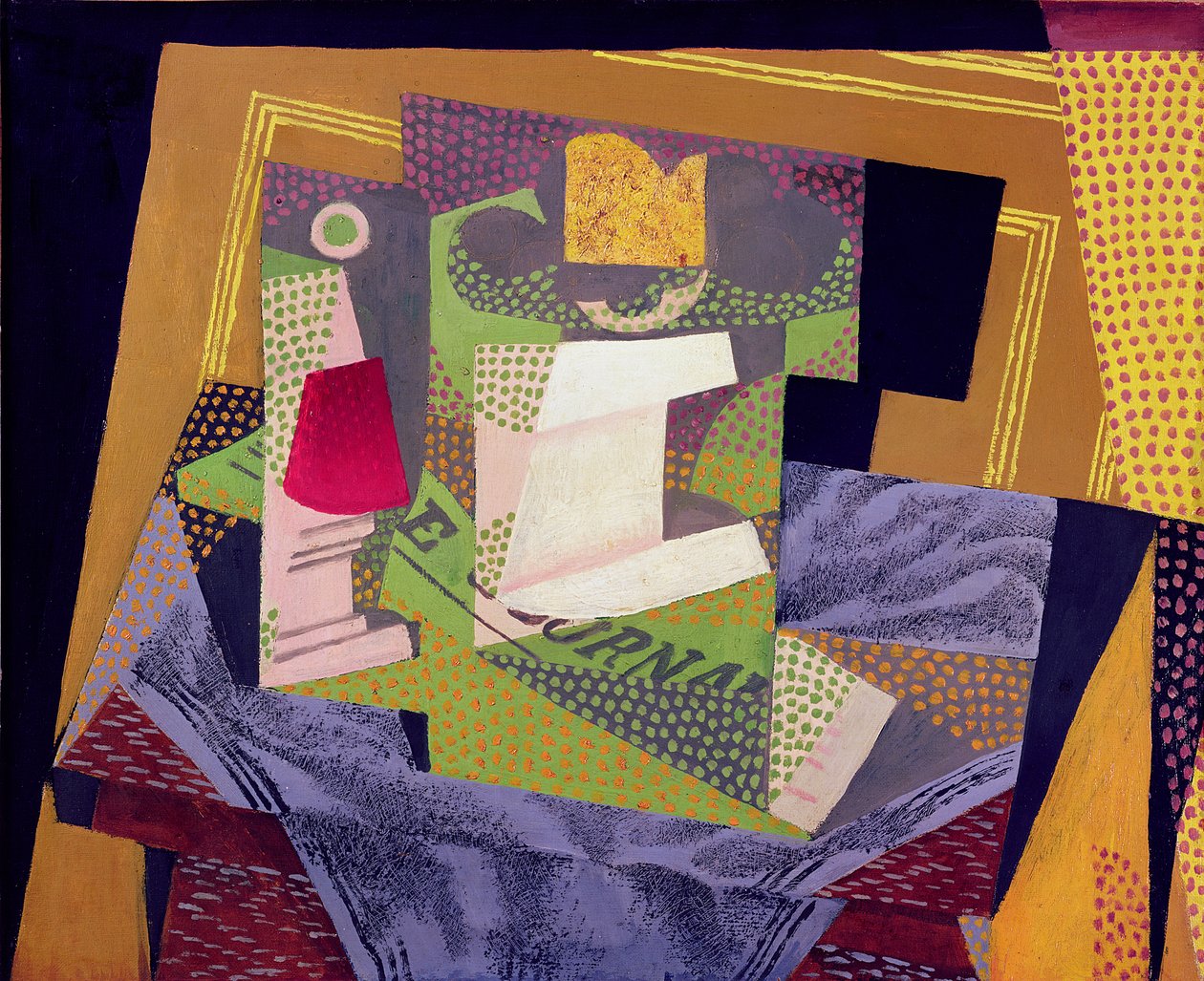 Komposition auf einem Tisch, 1916 von Juan Gris
