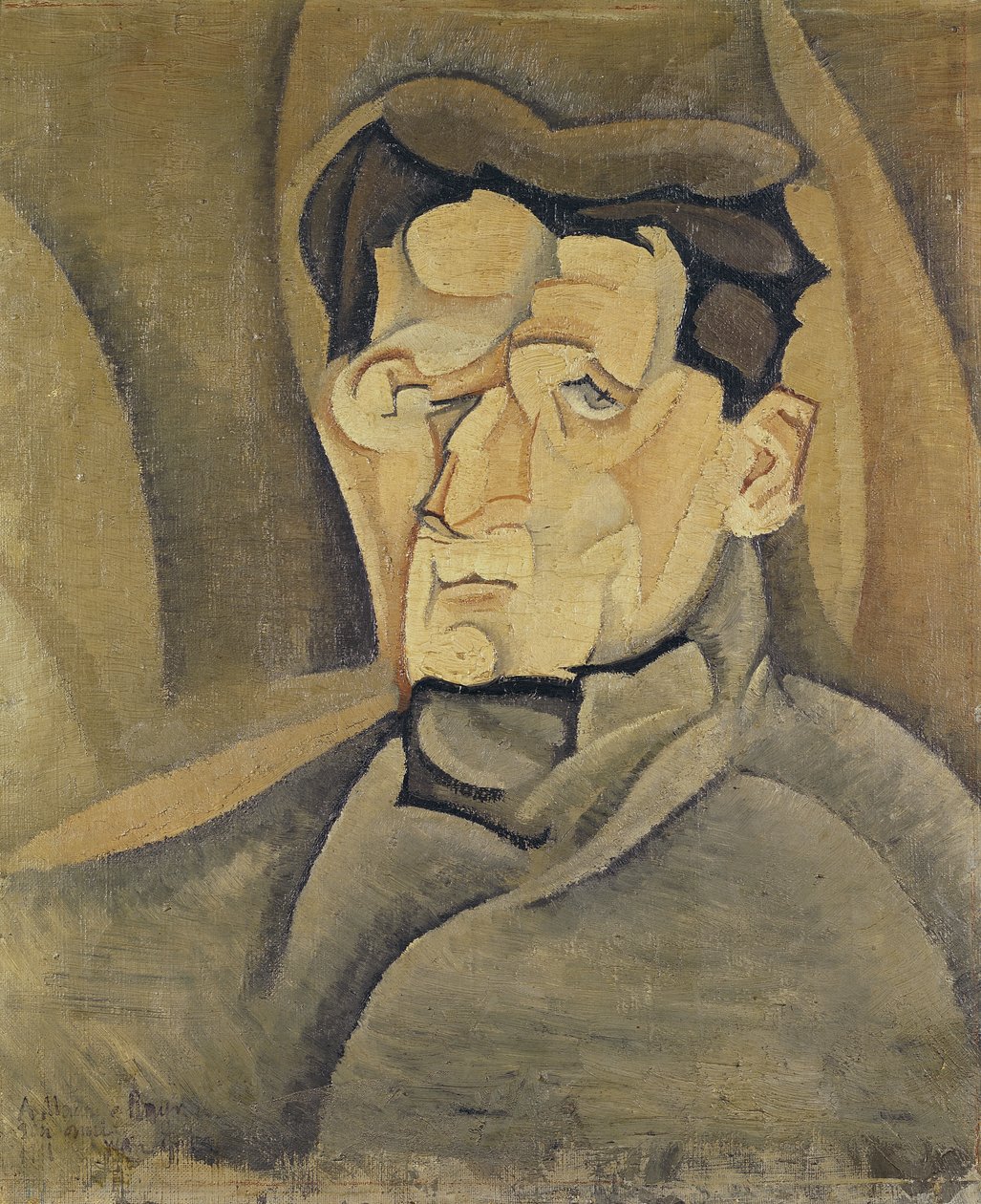 Porträt von Maurice Raynal von Juan Gris