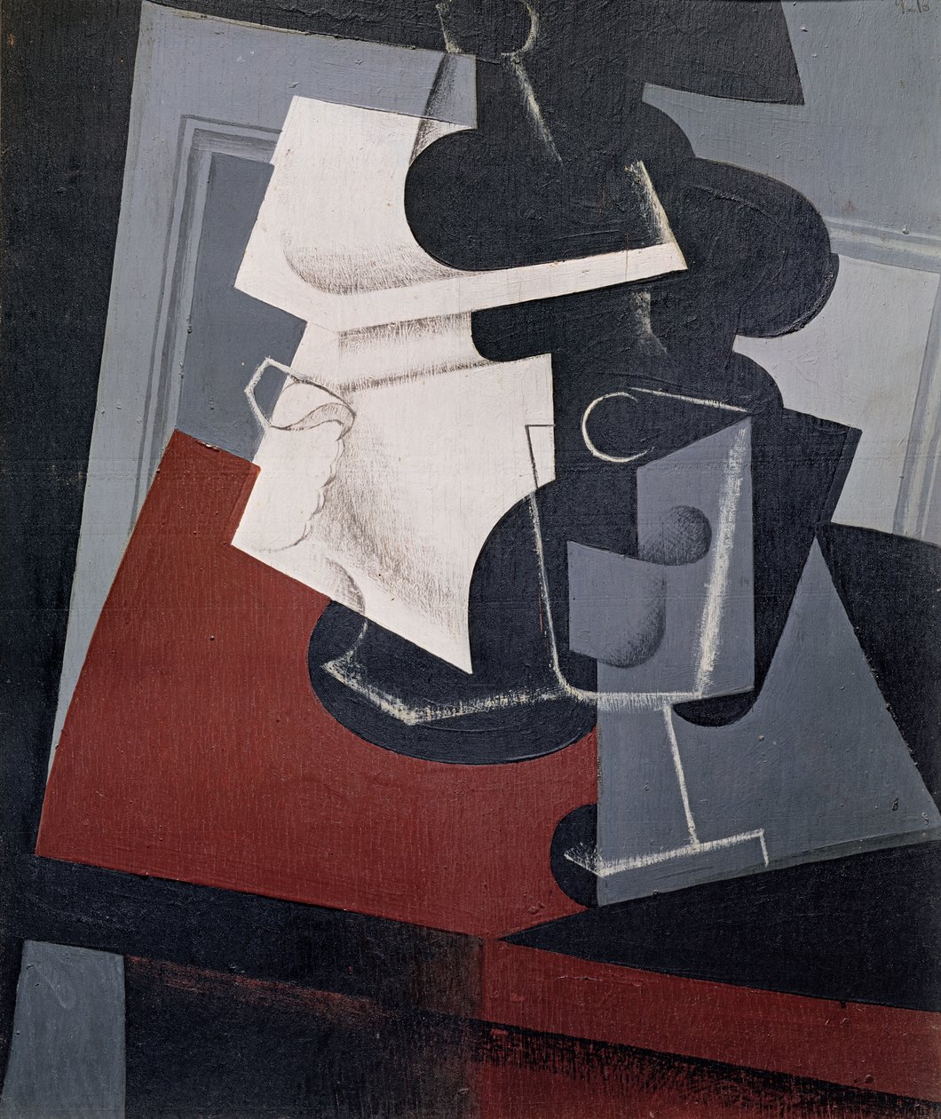 Stillleben auf einem Tisch, 1916 von Juan Gris