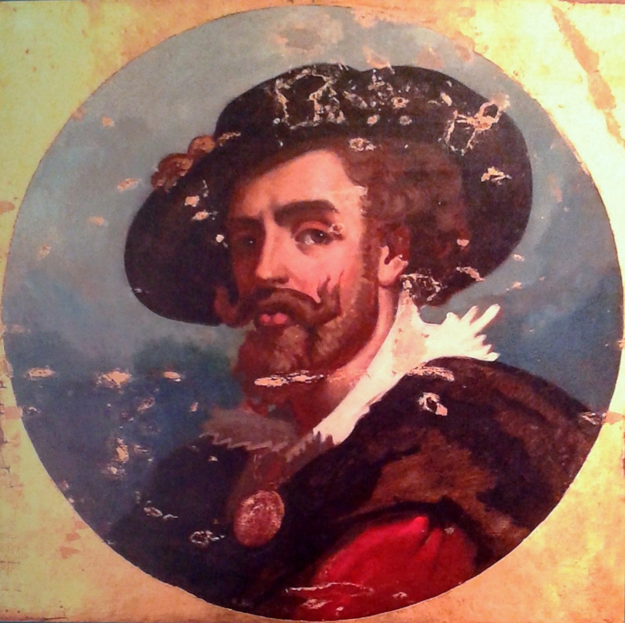 Porträt des flämischen Malers Peter Paul Rubens von Juan Leon Palliere