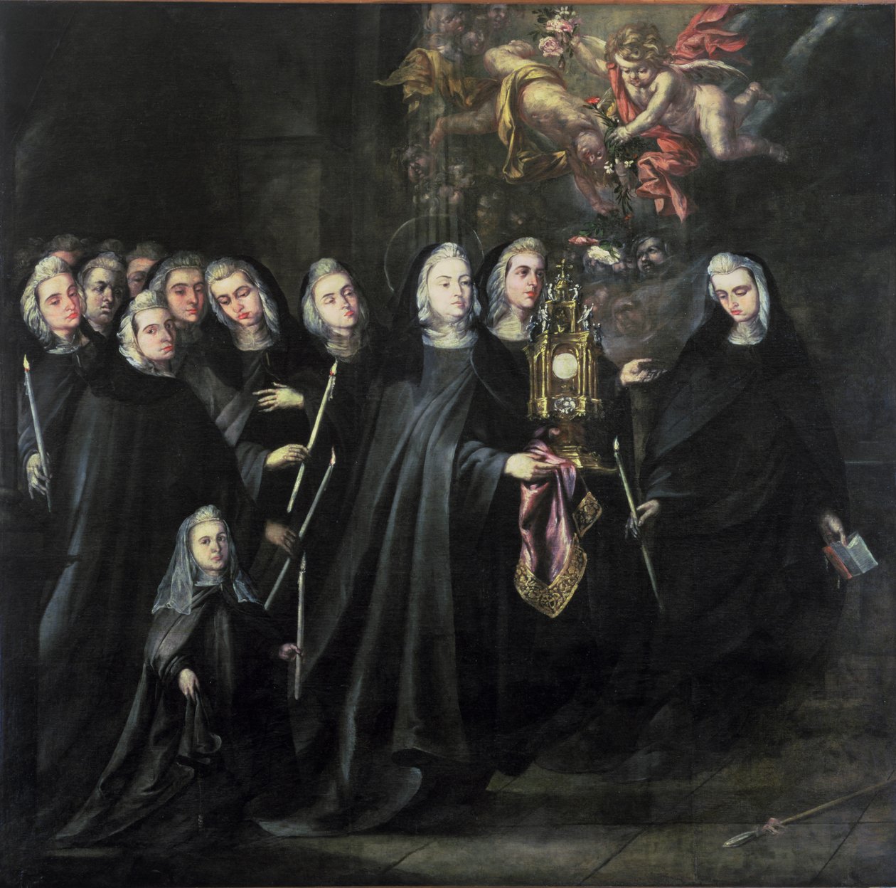 Prozession der Hl. Klara mit der Eucharistie von Juan de Valdes Leal