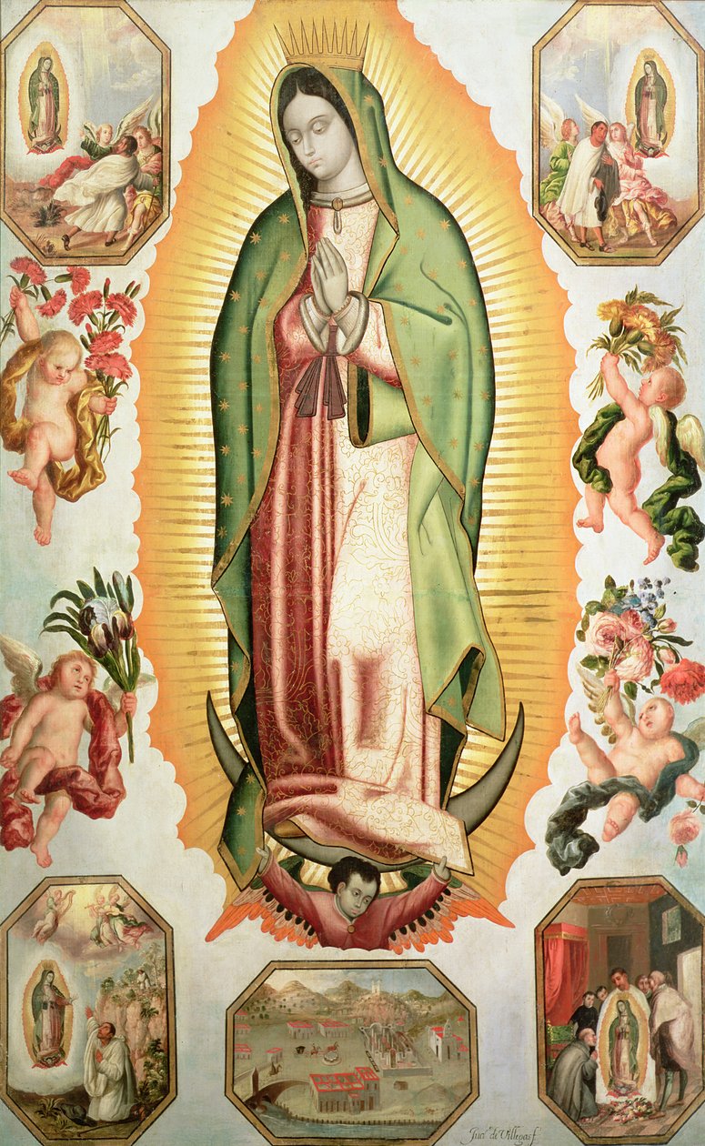 Die Jungfrau von Guadalupe von Juan de Villegas