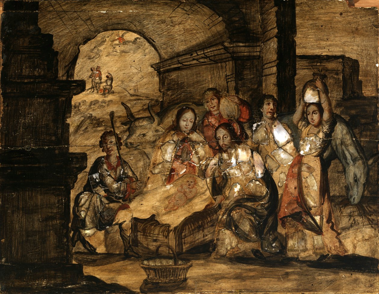 Die Geburt Christi, 1662 von Juan González