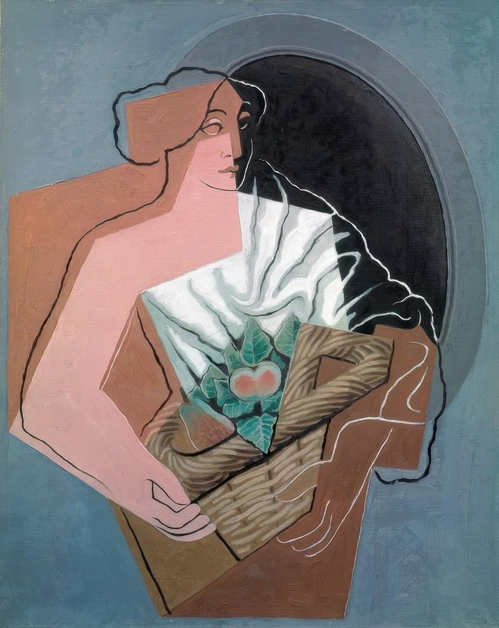 Die Frau mit dem Korb von Juan Gris