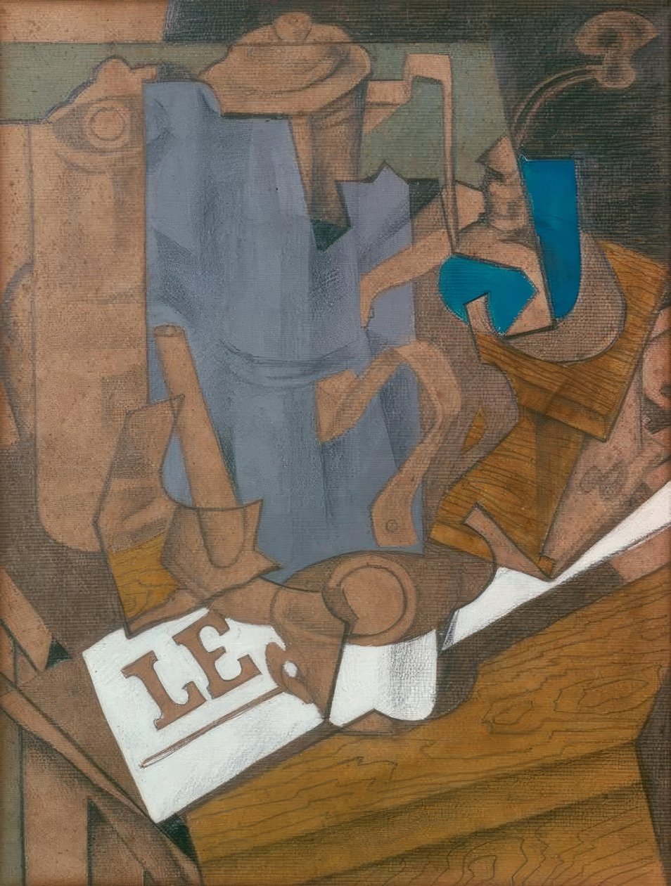 Stillleben mit Kaffeekanne von Juan Gris