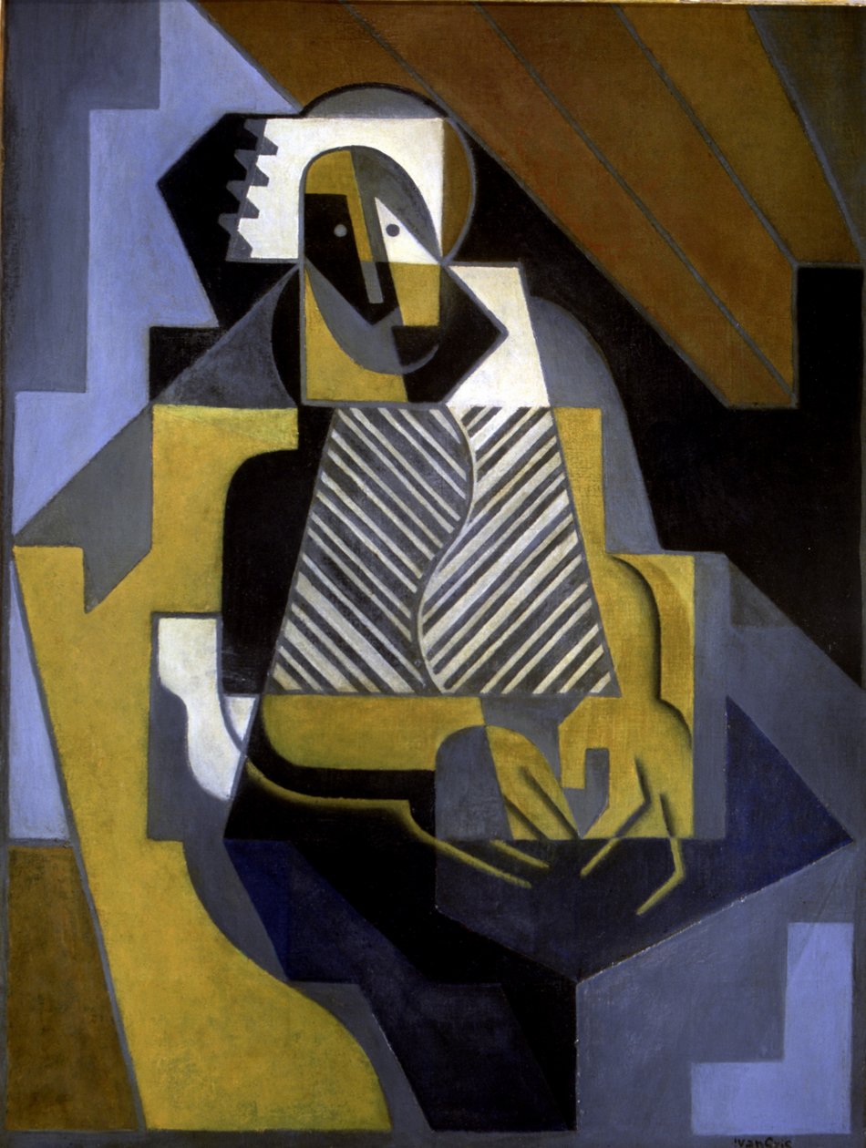 Sitzende Frau, ca. 1915-20 von Juan Gris