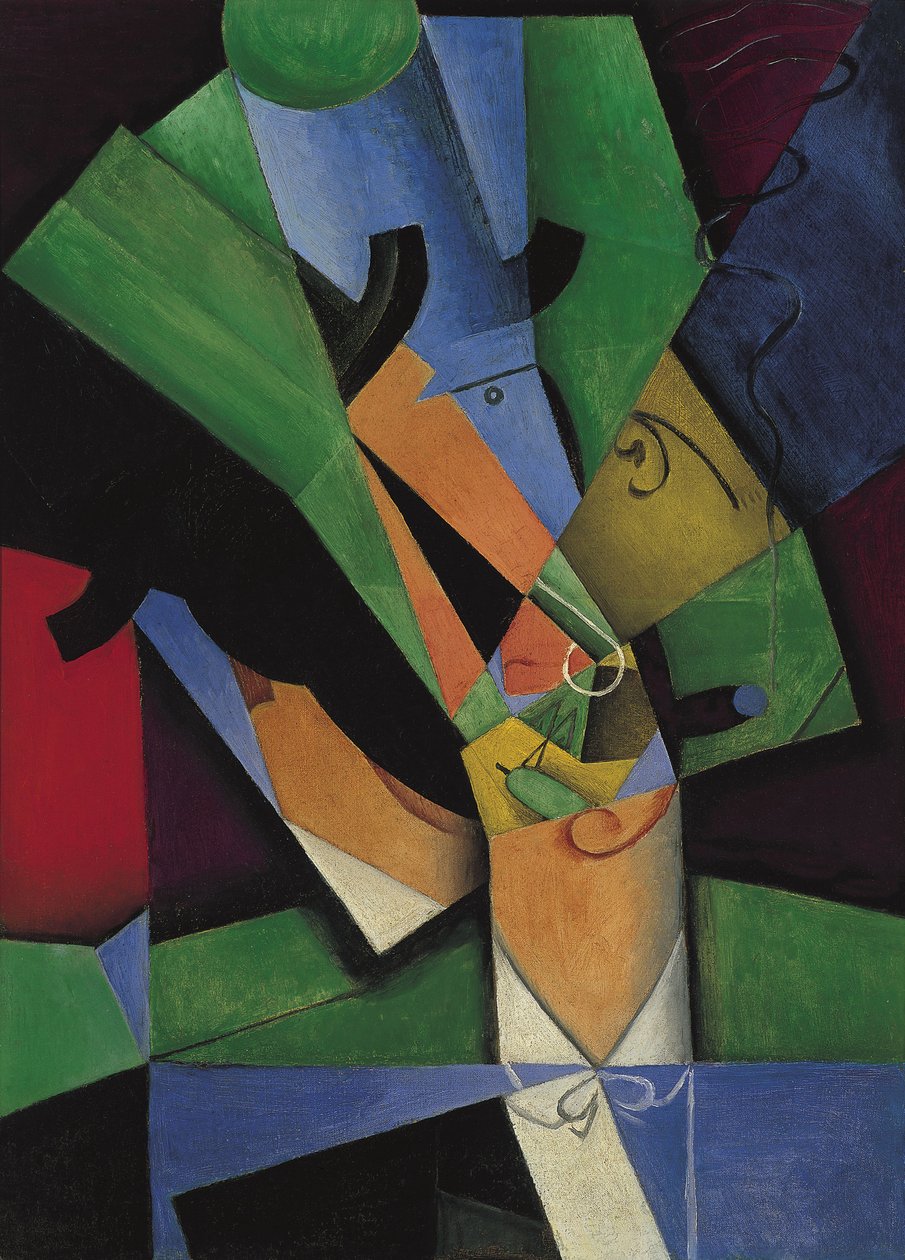 Der Raucher Frank Haviland, 1913 von Juan Gris