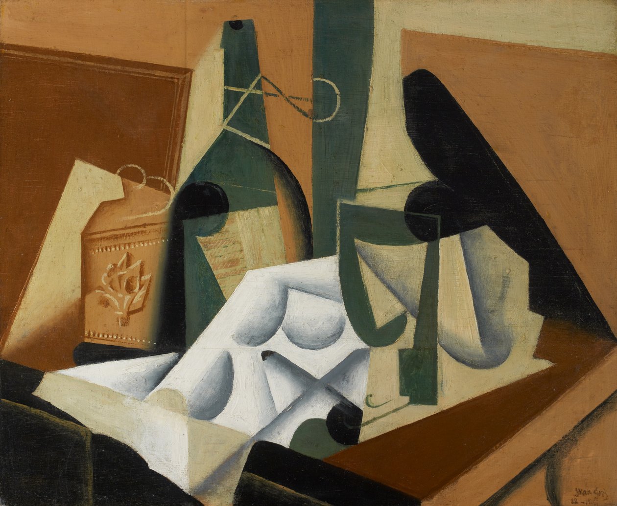 Das weiße Tischtuch, 1912-16 von Juan Gris