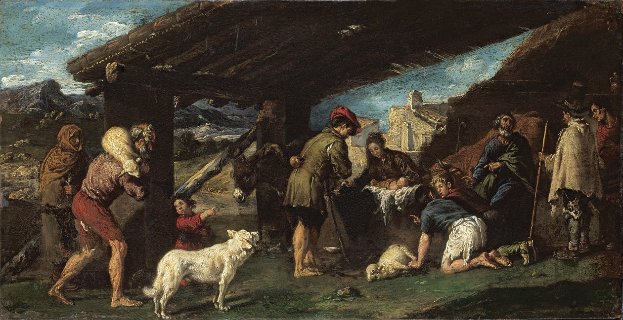 Die Anbetung der Hirten von Juan Ribalta