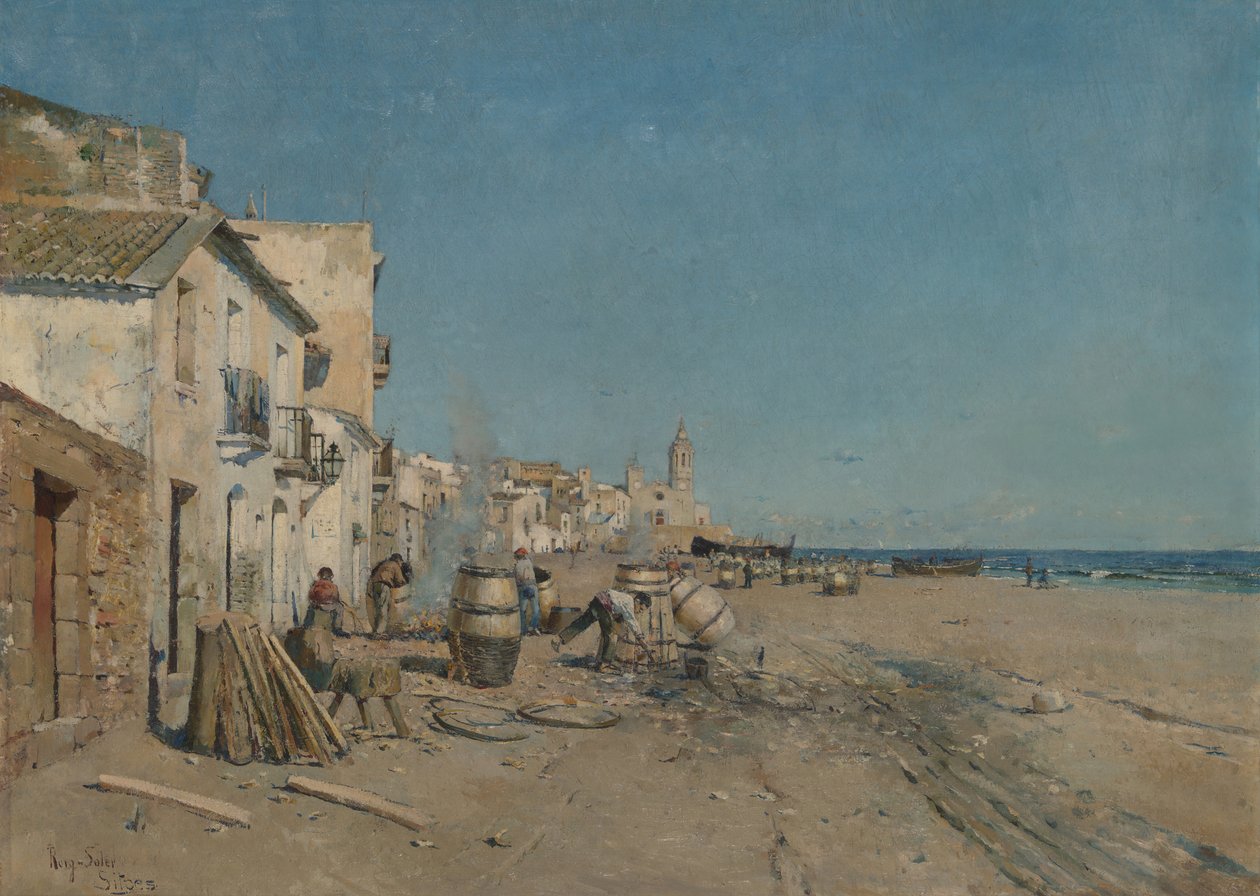 Sitges, 19. Jahrhundert von Juan Roig y Soler