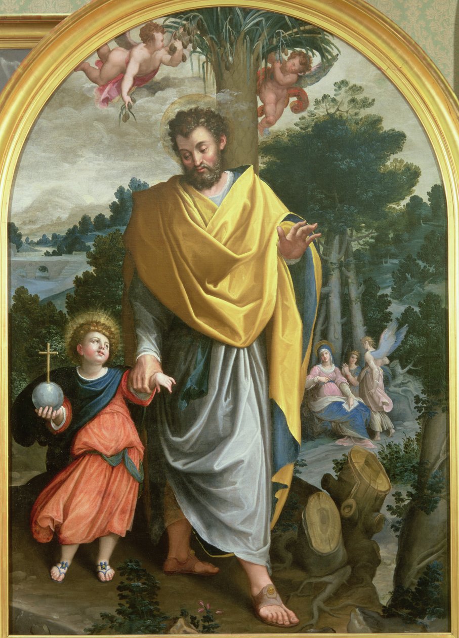 St. Joseph führt das Christkind von Juan Sanchez Cotan