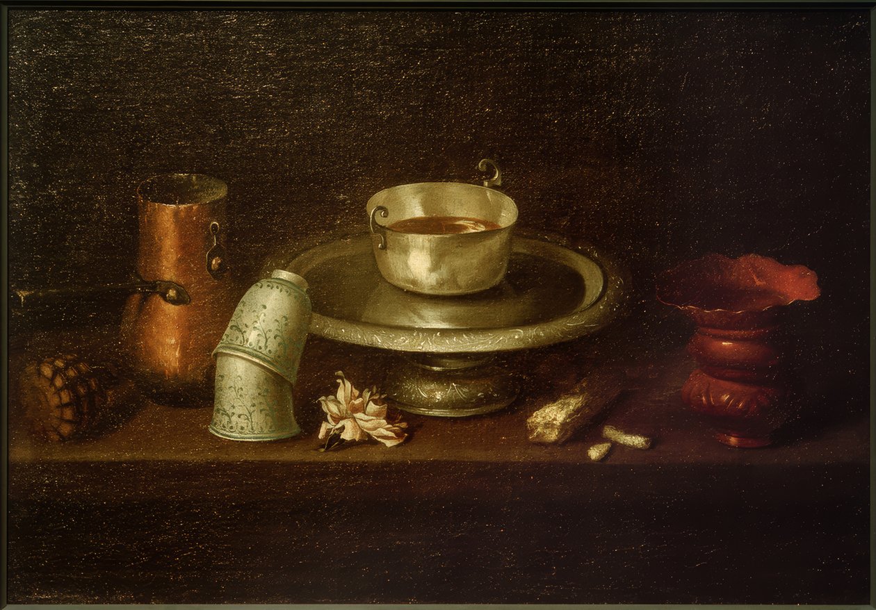 Stillleben mit Kakaotasse von Juan de Zurbaran