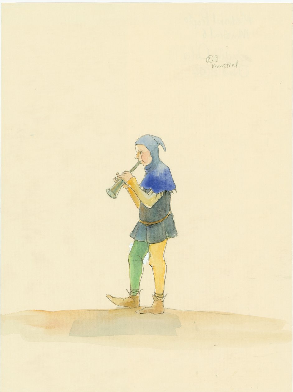 Mittelalterlicher Minnesänger, 2004 von Judith Dobie