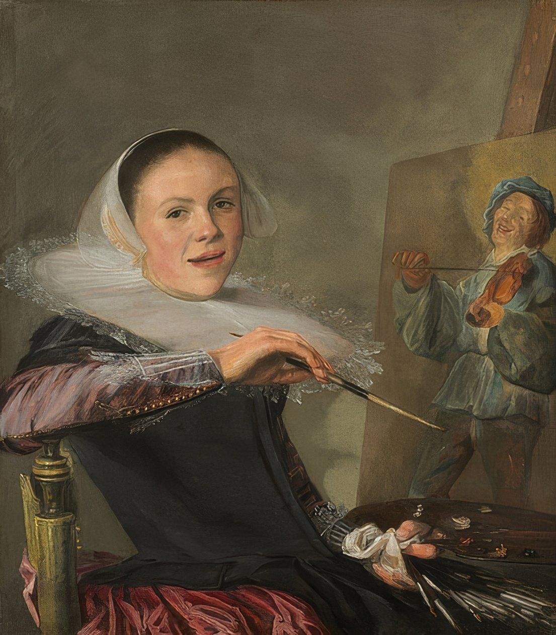 Selbstbildnis. Um 1630 von Judith Leyster