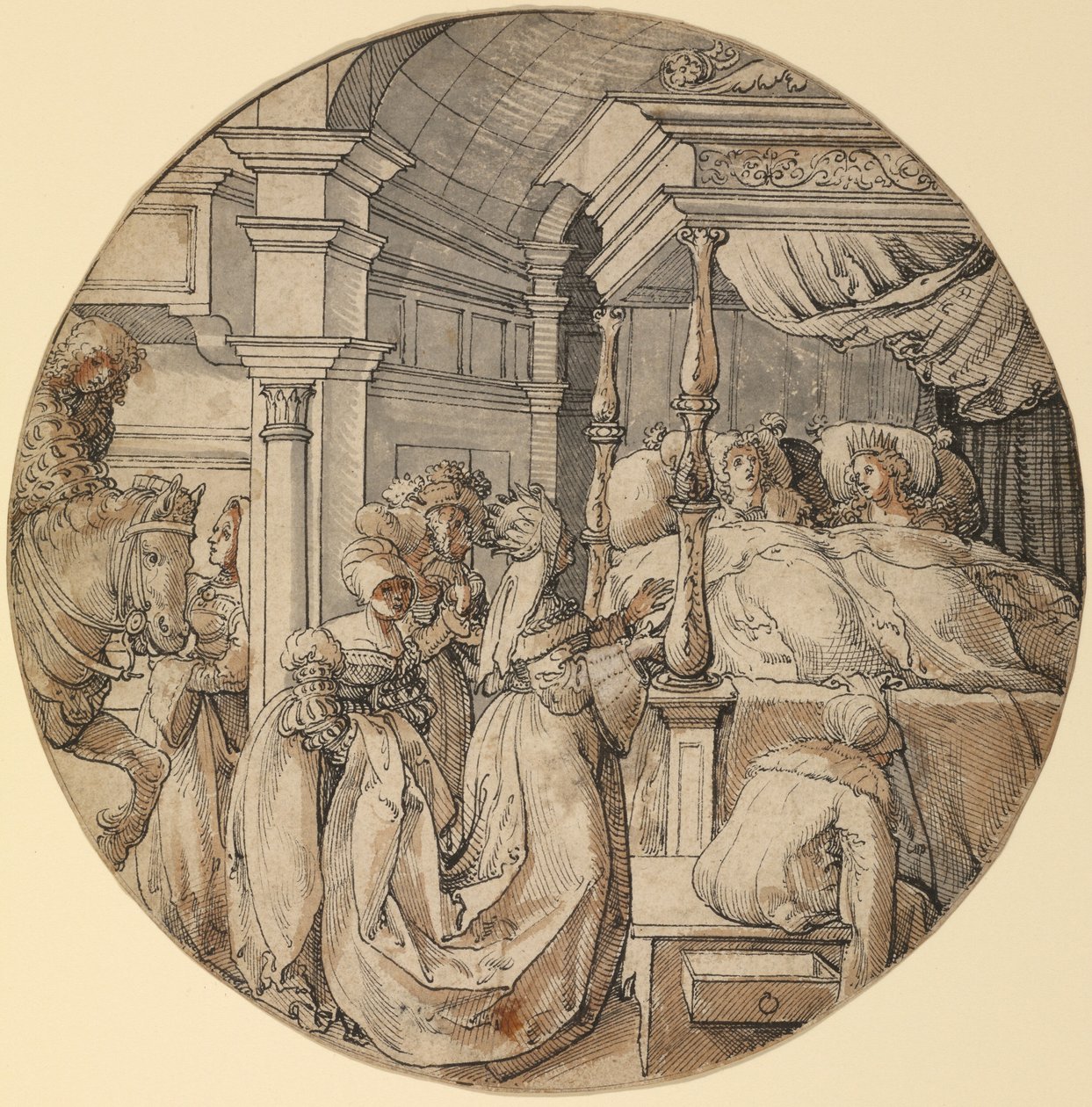 Hochzeitsszene von Jörg Breu the Elder