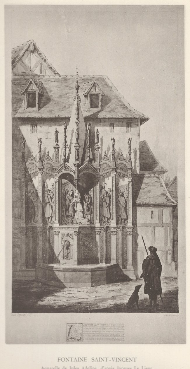 Fontaine Saint-Vincent von Jules Adeline