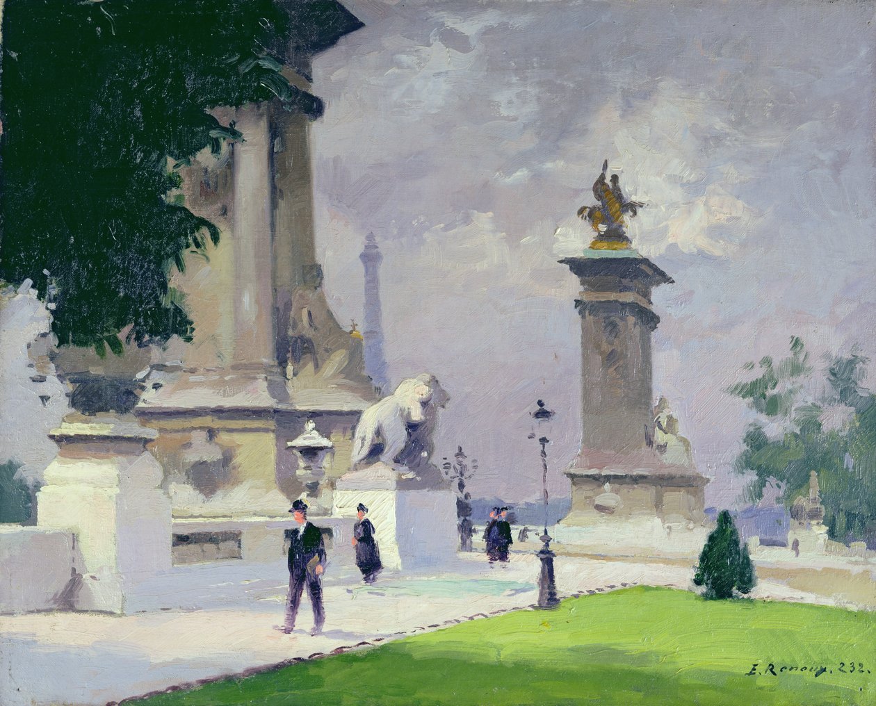 Pont Alexandre III, Paris von Jules Ernest Renoux