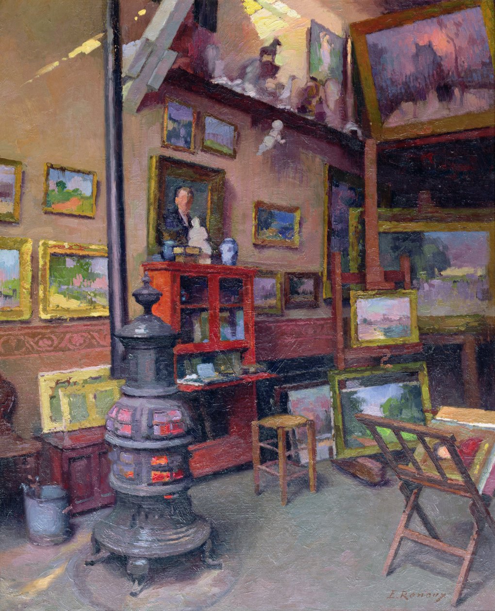 Das Studio 50, rue Saint-Didier von Jules Ernest Renoux