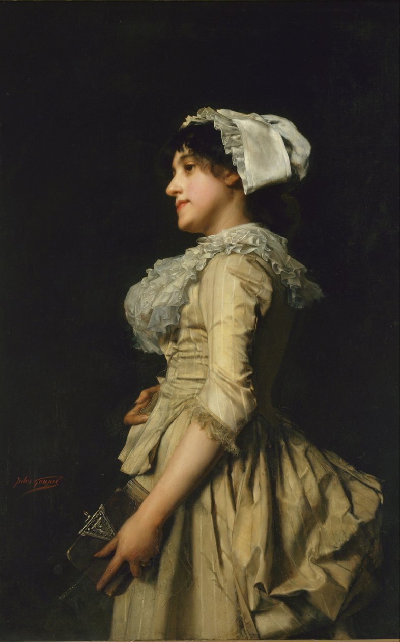 Das Dorfmädchen von Jules Adolphe Goupil