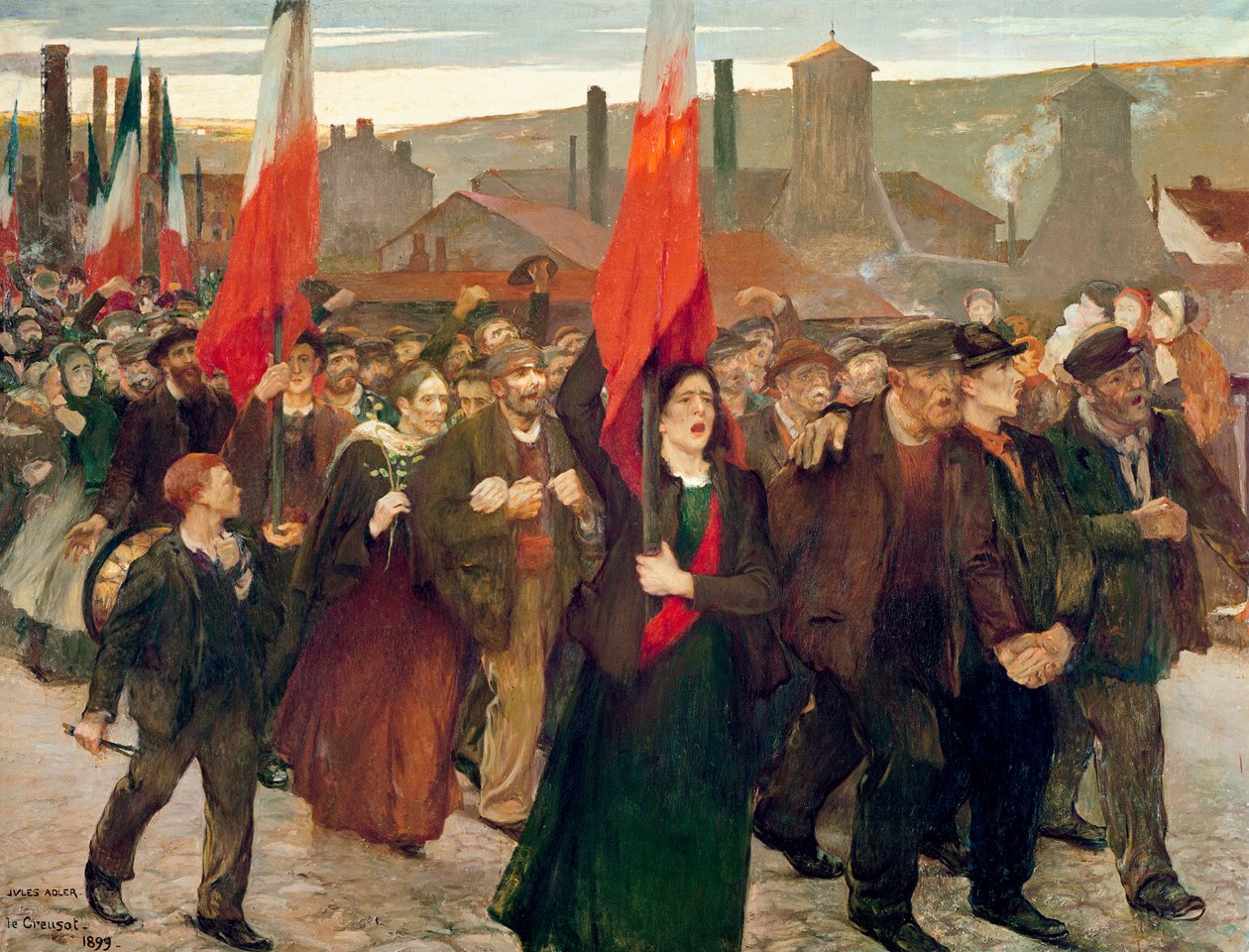 Der Streik von Jules Adler