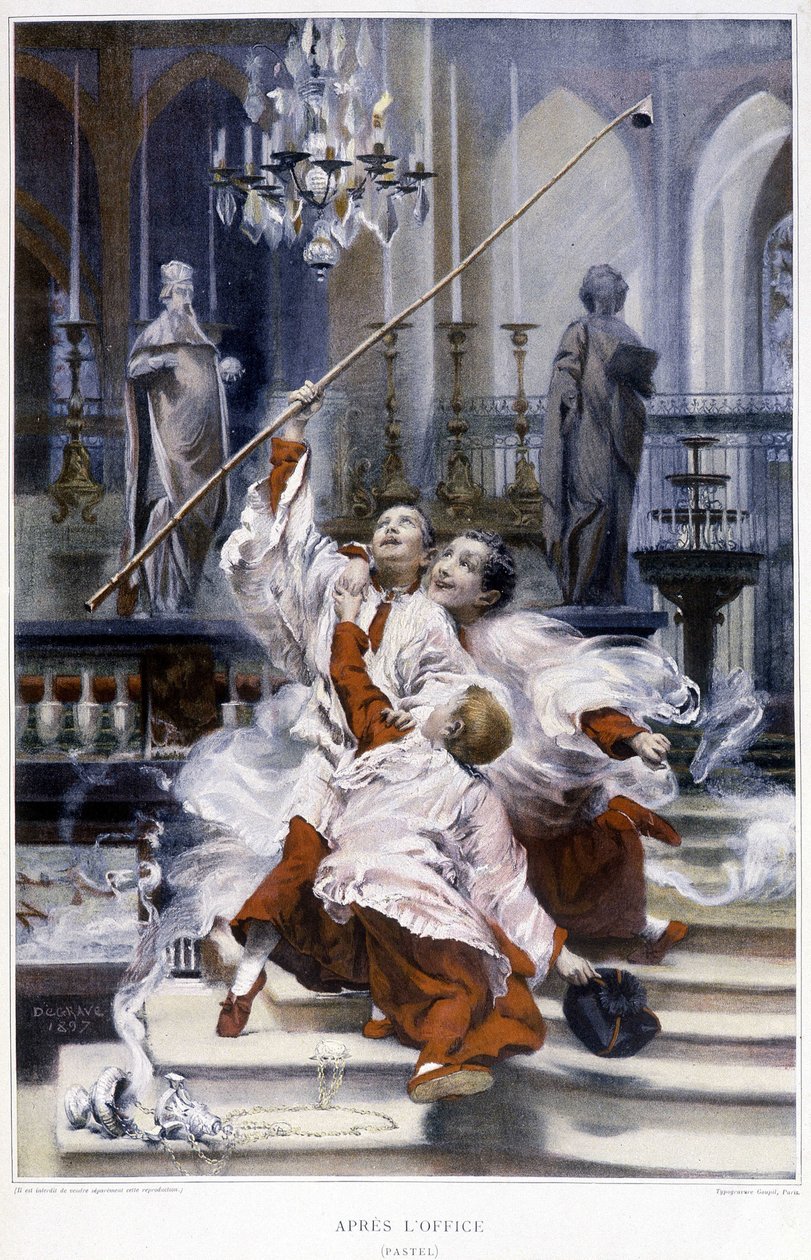 Constan und Jack von Jules Alex (after) Patrouillard Degrave