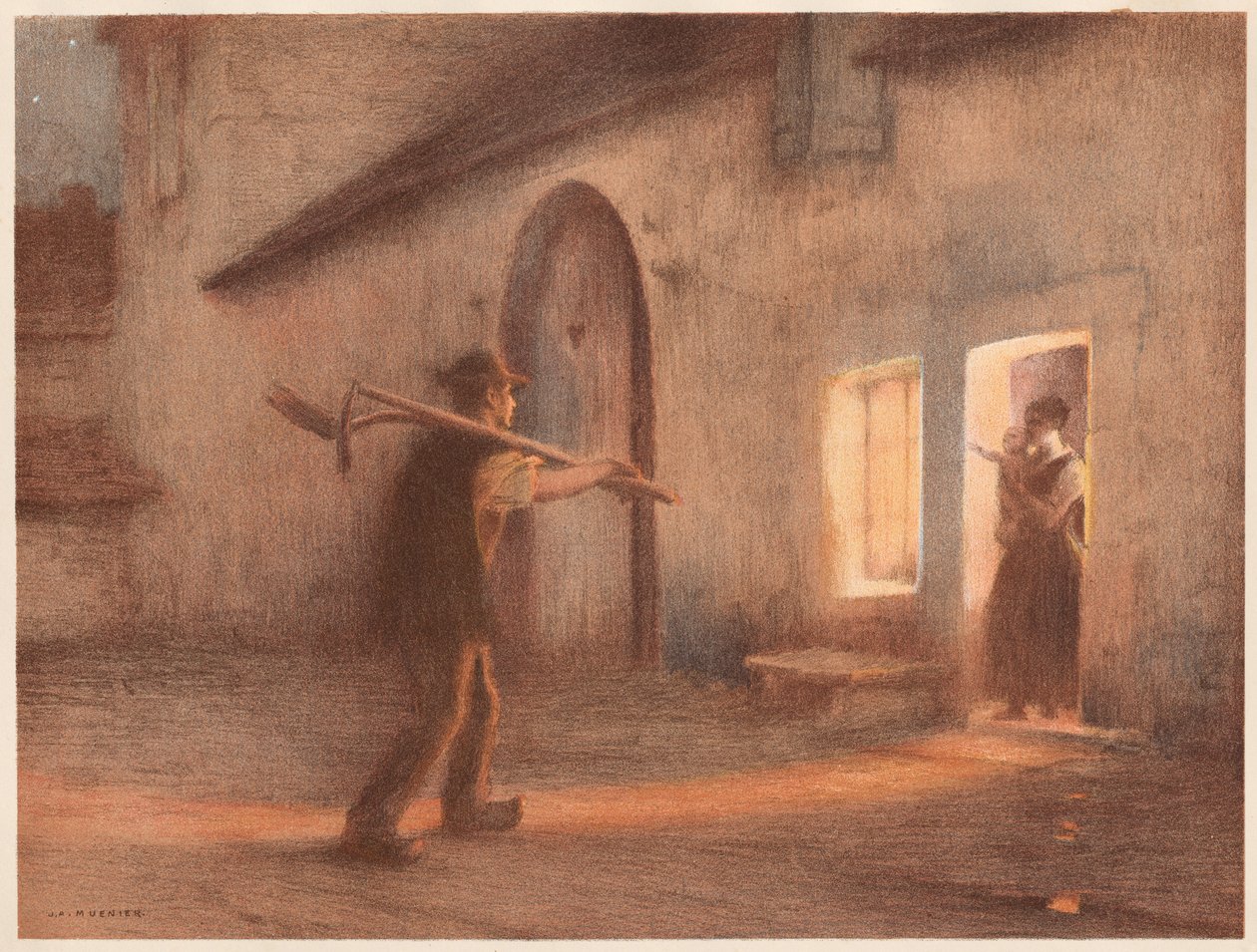 Le Retour des Champs, 1898-1899 von Jules Alexis Muenier