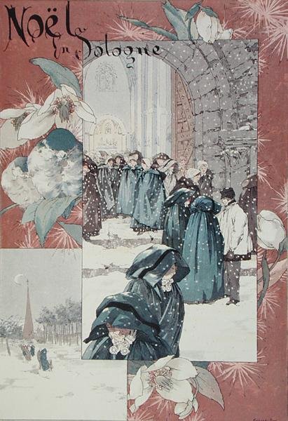 Weihnachten in der Sologne (Frankreich) von Jules Auguste Habert Dys