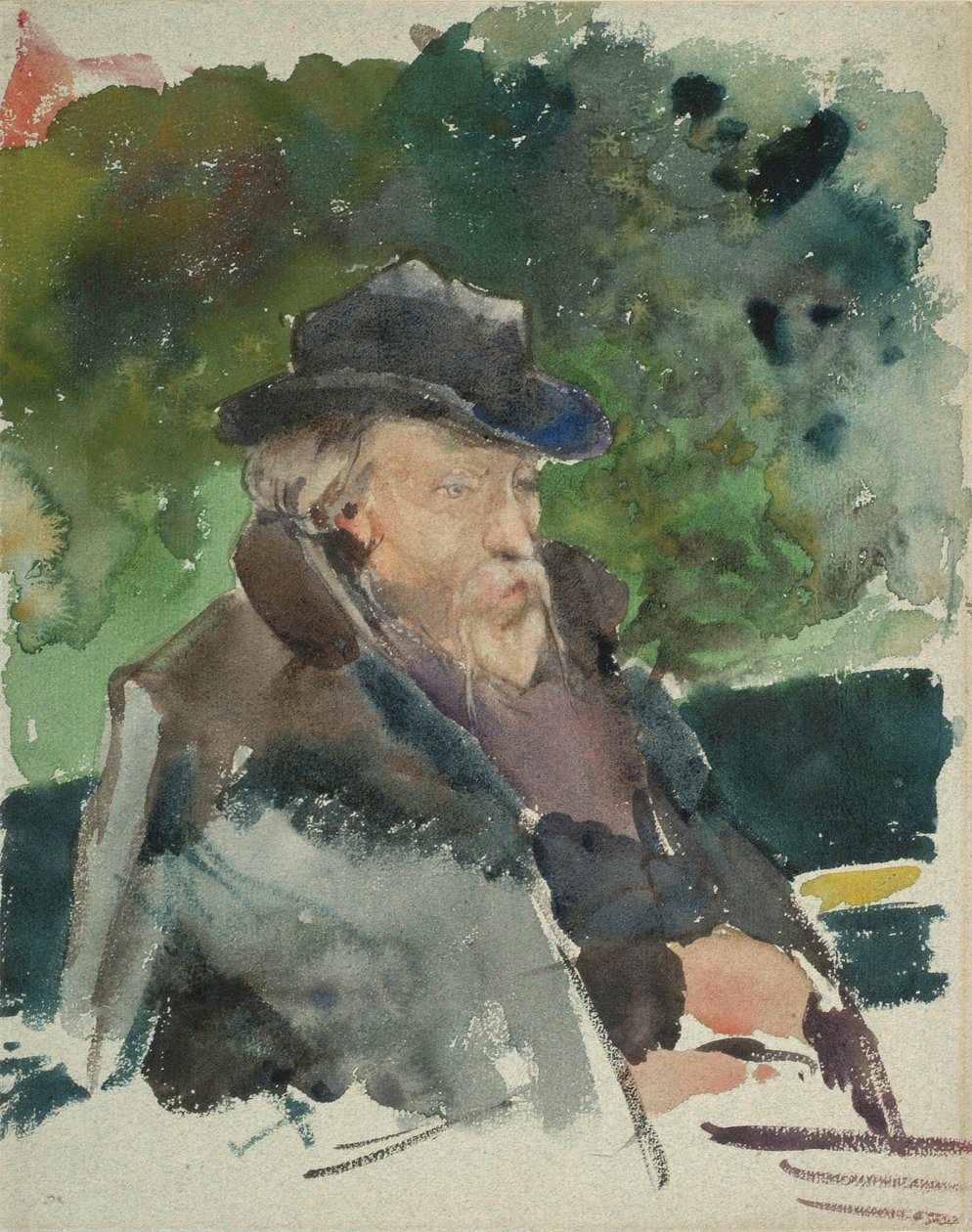 Skizze von Burne-Jones von Jules Bastien Lepage