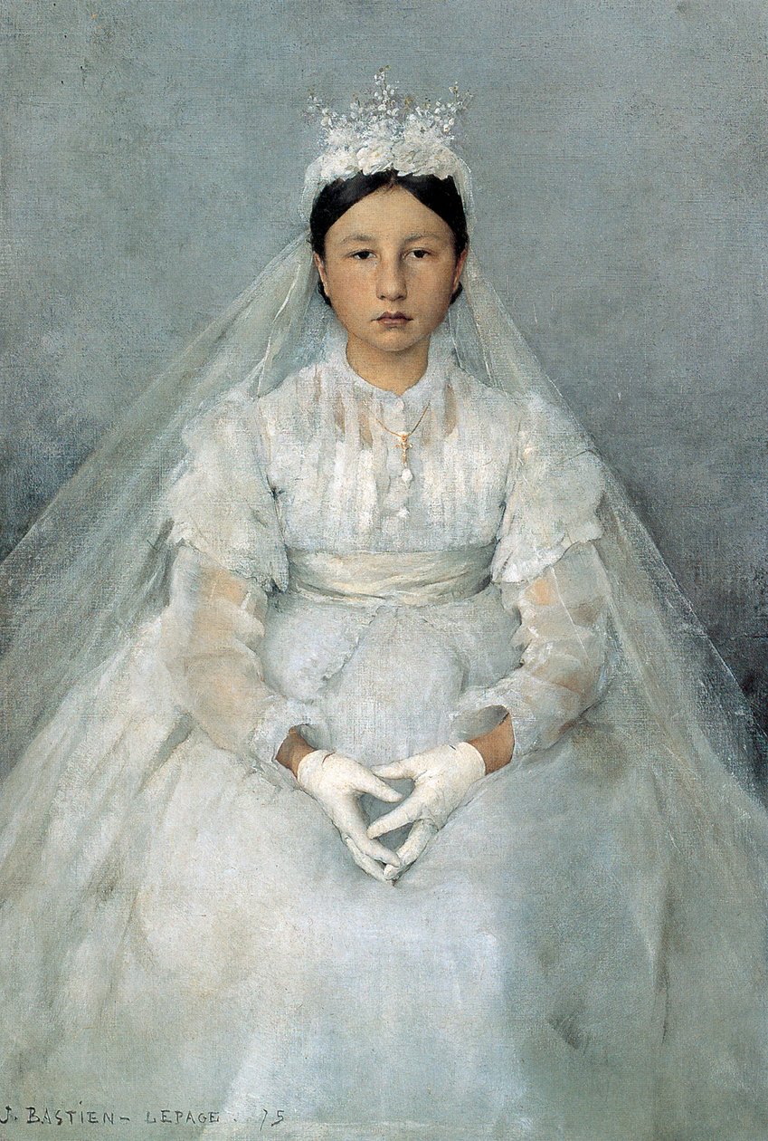 Der Kommunikant, 1875 von Jules Bastien Lepage