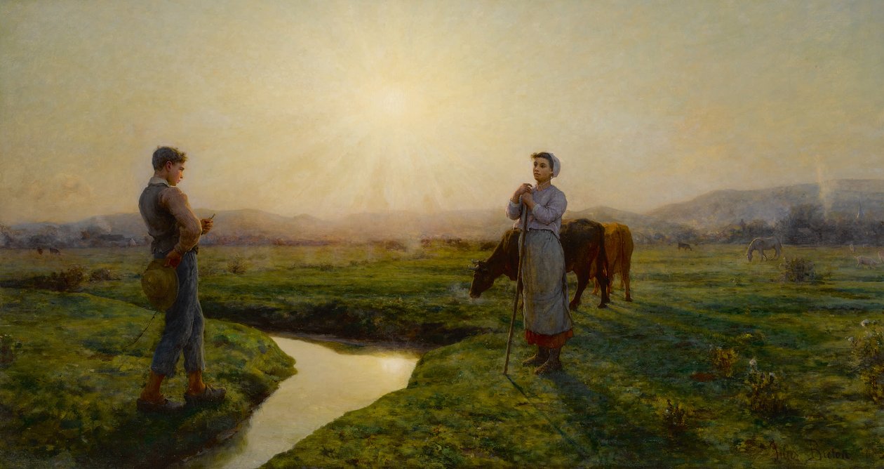 Am Morgen von Jules Breton