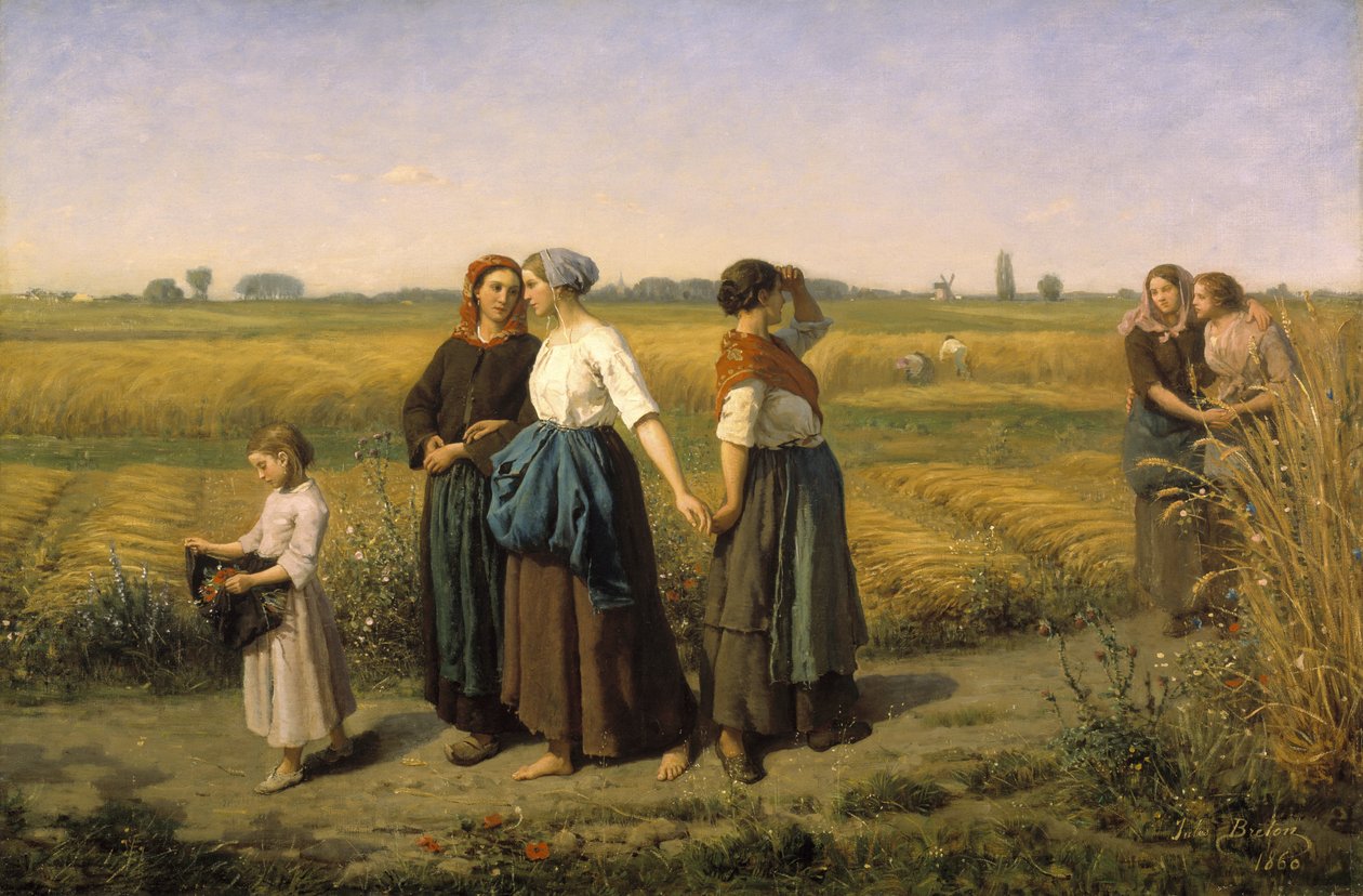 Die Schnitter von Jules Breton