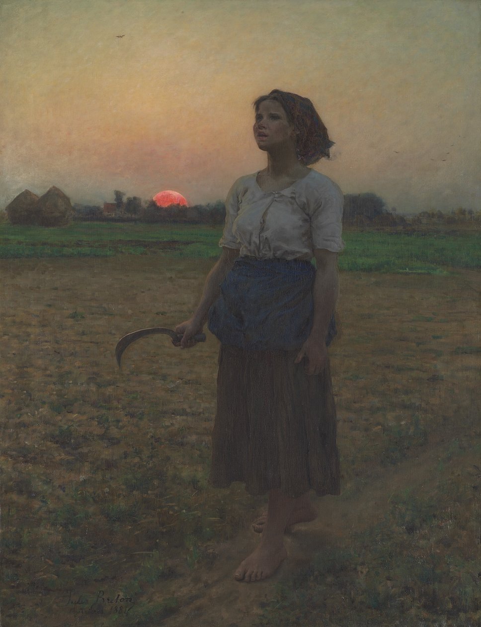 Das Lied der Lerche, 1884 von Jules Breton