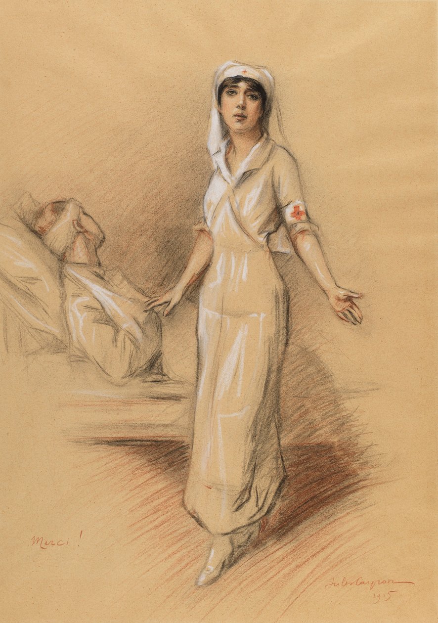 Krankenschwester und Patient von Jules Cayron