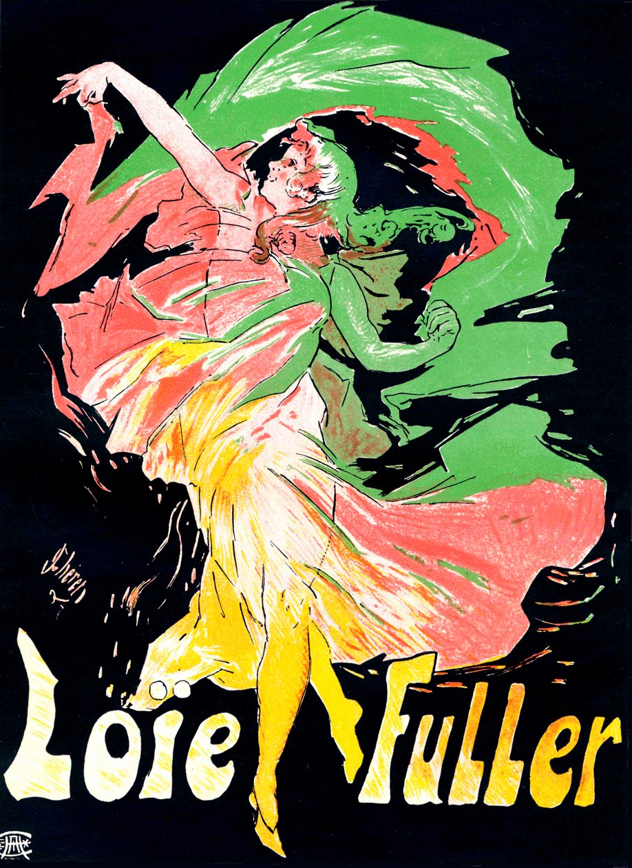 Loïe Fuller Plakat, 1897 von Jules Cheret