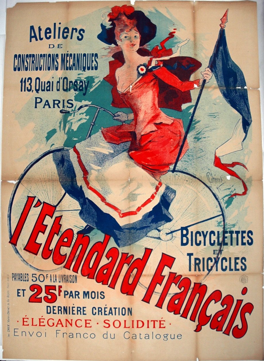 Die französische Fahne von Jules Cheret