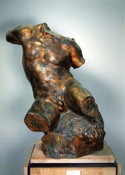 Männlicher Torso von Jules Desbois