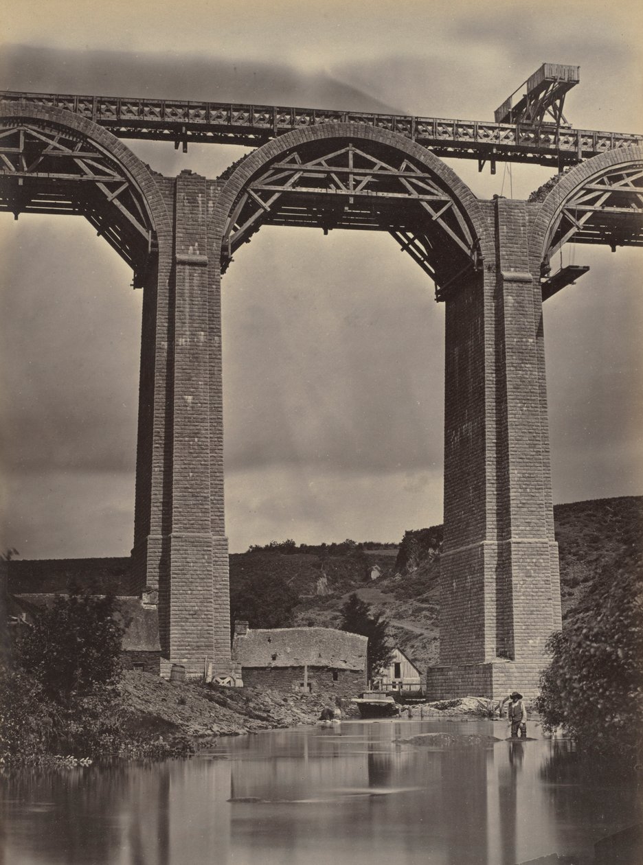 Pont-de-Buis, an der Doufine, Frankreich, ca. 1865 von Jules Duclos