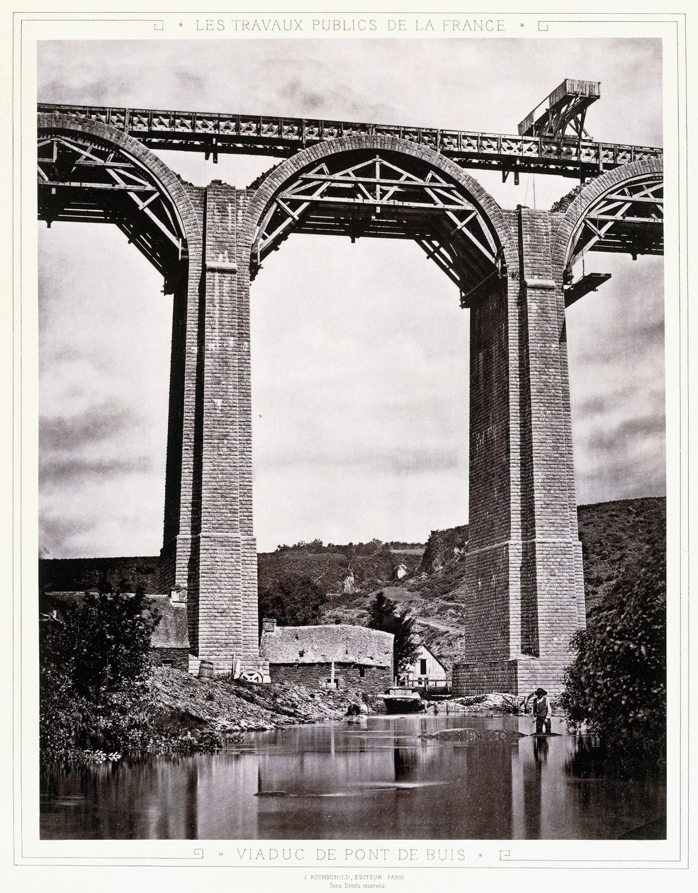 Viadukt de Pont de Buis, ca. 1876-1883 von Jules Duclos