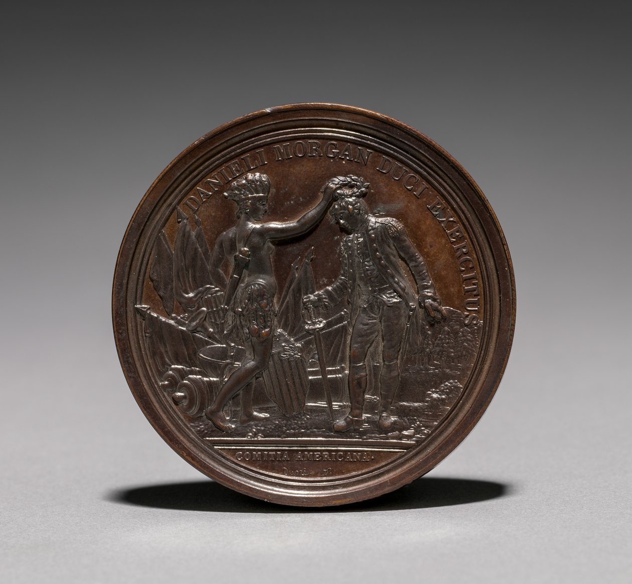 Medaille: Daniel Morgan von Jules Dupré