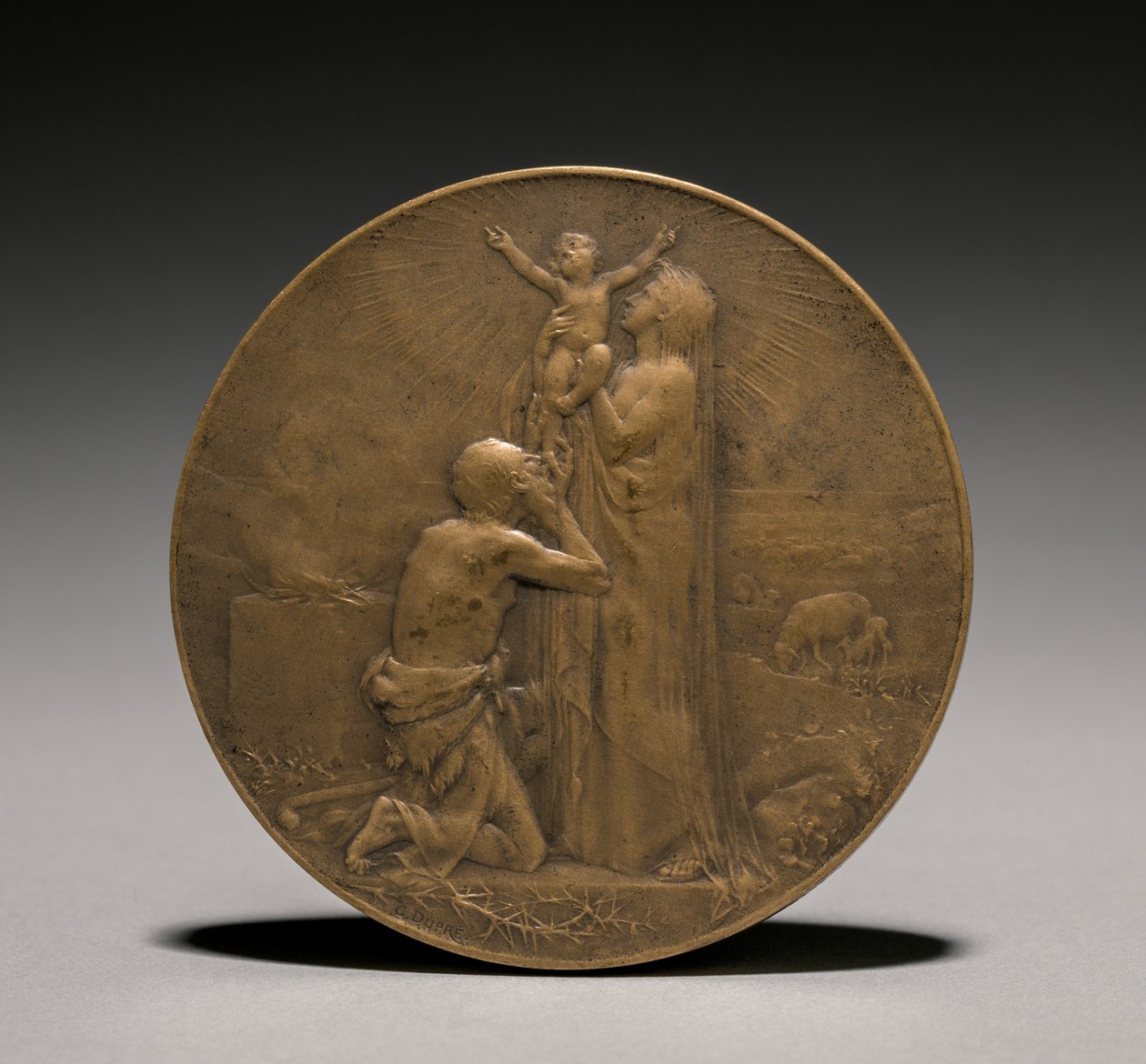 Medaille Vorderseite, 1800er Jahre von Jules Dupré