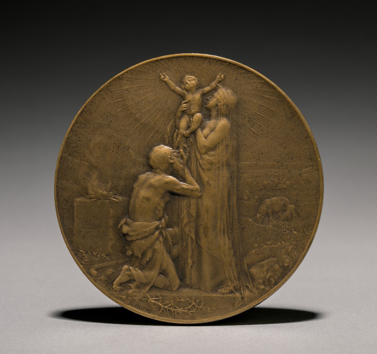 Medaille Vorderseite, 1800er Jahre von Jules Dupré